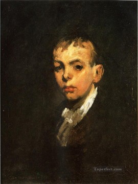  No Pintura - Cabeza de un niño también conocido como Gray Boy Escuela Ashcan realista George Wesley Bellows